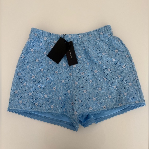 NWT Vero Moda Blue Lace Shorts - Picture 1 of 7